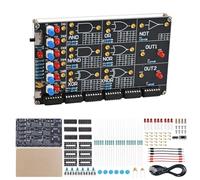 Kit de soldadura con indicador LED, juego de soldadura electrónica BANRIA para aprender a soldar con AND OR NO NAND NOR XNOR, circuitos lógicos digitales para estudiantes, escuelas, STEM