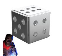 Kit de Soldadura de Dados - Placa de Soldadura Hecha a Mano práctica de Soldadura en - cómodo de Usar, Piezas de Ejercicio de Soldadura, máquinas de Soldadura Hechas a Mano para soldadores y