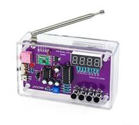 Kit de soldadura de radio FM con sintonizador RDA5807 87-108MHz DIY Electronics Assembly Set para principiantes, estudiantes y aficionados (con estuche)