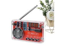 Kit de Soldadura de Radio | Radio FM 87-108MHz portátil con Pantalla LED y Toma de Auriculares - Kits electrónicos para Adultos, para Bicicleta, Viaje, Viaje, conducción, Viaje, camión,