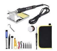 Kit De Soldadura Eléctrico Hierro 80W, Pantalla LCD, Juego Herramientas Ajustables Con Temperatura, Puntas, Estación Reparación Calentamiento Preciso(KIT4)