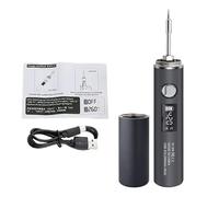 Kit de soldadura electrónica con 5 niveles de control, kit de soldadura - Pantalla digital portátil con luz para pruebas de componentes y reparación electrónica