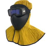 Kit de Soldadura Solter S-MASK 15 Máscara de Oscurecimiento Automático y Capucha de Cuero Protección Completa y Ergonomía Superior