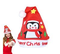Kit de sombrero de Navidad genérico - Hecho a mano no tejida de dibujos animados | Gift Santa Hat Set Disfraz Party For Girl Kids Easter Preschool Children Nursery Kindergarten