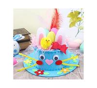 Kit de sombrero de tela no tejida para niños, hecho a mano, para niños, gorro de dibujos animados, sombreros de fiesta