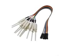 Kit de sonda de analizador lógico, longitud de 20 cm para conexiones de chip fáciles y soluciones de prueba eficientes (blanco)