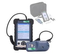 Kit de Sonda de Inspección de Fibra óptica con Aumento de 400x y Pantalla de 3,5 Pulgadas, Kit de Comprobación de Microscopio de Fibra óptica Portátil, Grabación en Tiempo Real,KIP-600V & APC