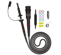 Kit de sonda de osciloscopio de 200 MHz con anillos de identificación de color Conector BNC para diferenciación de canal