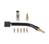 Kit de soplete de soldadura de cuello de cisne de latón 15AK para compatible con múltiples modelos, 8 piezas para un trabajo eficiente de metal (0,6 mm)