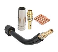 Kit de soplete de soldadura MB15 15AK SB15 para cuello de cisne 63616 63617, conectores de latón y cabezales conductores de cobre para aplicaciones TIG (0,9 mm)