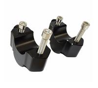 Kit de Soporte 26mm Altura del Elevador Manillar para Kawasaki 1000 2015 2016 2017 2018 2019 2020 2021(Negro)