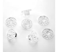 Kit de soporte acrílico para acuario marino, accesorios para peceras para propagación de coral y optimización del entorno de arrecifes (5 piezas de fragmentos de coral)