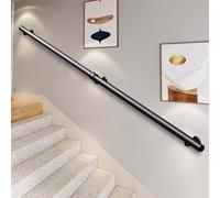 Kit de soporte antideslizante para pasamanos de escalera, barra de agarre duradera para seguridad en interiores y exteriores con soportes de fácil instalación