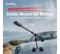 Kit de Soporte con Ventosa para Vehículos SmallRig para Insta360 X5, GoPro 12/11, Cámaras DJI Osmo Action 4/3, Diseño Modular 5843