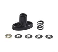 Kit de soporte de aluminio de repuesto para visera solar para Jeep TJ para modelos Wrangler 1997 a 2002, incluye accesorios para la instalación