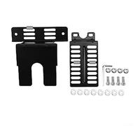 Kit de soporte de asador de hierro inoxidable para parrilla de barbacoa, soporte de montaje para accesorios de barbacoa de camping al aire libre (hierro)