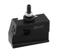 Kit de soporte de cambio rápido tipo 250 para torno, juego de postes estilo cuña compatible con Aloris para Dorian, para accesorios de perforación de torneado CNC, acero (250-007)