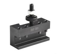 Kit de soporte de cambio rápido tipo 250 para torno, juego de postes estilo cuña compatible con Aloris para Dorian, para accesorios de perforación de torneado CNC, acero (250-001)