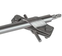 Kit de soporte de conexión de 20 mm de acero inoxidable Dehn V4A - 620915