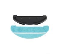 Kit de soporte de fregona de plástico para aspiradoras robot Imou (negro) | Hecho de plástico resistente a los impactos, incluye almohadilla de microfibra de alta absorción para una limpieza eficaz del