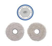 Kit de soporte de fregona y almohadilla para Ecovacs para Deebot T30c para Omni T50 Max Pro N30 Pro T30s para robot aspirador combinado con paños de microfibra azul (azul)
