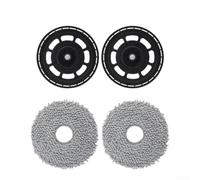 Kit de soporte de fregona y almohadillas de microfibra para Roborock y para robot aspirador Saros 10R/Z70 para una limpieza eficiente del piso del hogar, incluye 2 soportes de fregona y 2 almohadillas