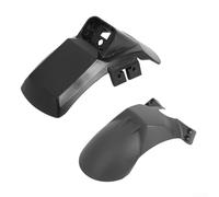 Kit de soporte de guardabarros trasero para Kukirin G2 Pro (delantero + | Para un ajuste perfecto para G2 Pro, montaje seguro resistente a caídas, fácil instalación sin taladro, material ABS negro