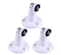 Kit de soporte de montaje de cámara, 3 piezas, soporte de techo de pared ajustable resistente para Arlo Pro para cámara Wyze, rotación de 360 grados, color blanco