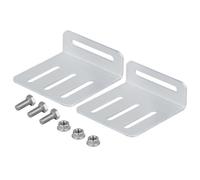 Kit de soporte de montaje de inclinación de panel solar ajustable en forma de Z para paneles fuera de la red con ajuste de ángulo de 75°-90° y agujeros preperforados para techos de barcos y caravanas