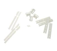 Kit de soporte de montaje deslizante para bisagra de puerta de frigorífico y congelador, compatible con Whirlpool 481231019131, Smeg 697450403, Hotpoint C00312150