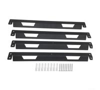 Kit de soporte de montaje en pared para Toughbuilt para almacenamiento de herramientas StackTech, patas de montaje de hierro para cajas de ancho completo o medio, accesorios de fácil instalación