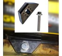 Kit de soporte de montaje para terminal de coche con pernos de acero inoxidable | para una colocación segura para una fácil instalación | Ajuste universal | para la mayoría de los estándares