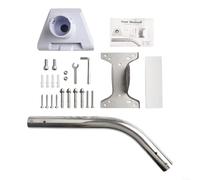 Kit de soporte de tubo curvado pivotante para Starlink para antena parabólica de montaje en techo Gen 3 que proporciona un soporte estable y ajustable