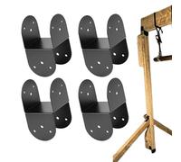 Kit de soporte para pérgola, soporte impermeable resistente | 4 piezas de madera para cubierta de cubierta - para jardín al aire libre, patio, valla, cubierta, cenador, puerta, buzón