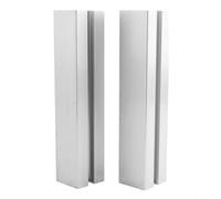 Kit de soportes de montaje para panel solar, 2 rieles guía de 350 mm para central eléctrica de balcón, soporte de módulo fotovoltaico de aleación de aluminio para caravana, caravana, techo, pared de