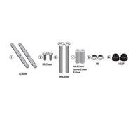 Kit De Soportes Givi D6711KIT Para Parabrisas 6711DT, APRILIA SR GT 125-200