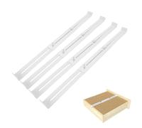 Kit de soportes inferiores para cajones de 4 piezas, kit de reparación de cajones de acero al carbono, soporte para accesorios de reparación de muebles para reparar cajones de MDF