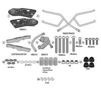 Kit De Soportes Laterales GIVI TR1171 Para Bolsas Blandas, Honda CB 500 X