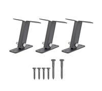 Kit de Soportes para Elevador de Techo de 3 uds, Soportes de pérgola | Soporte de viga elevadora de techo para pérgola, soportes de montaje en techo para pérgola de poste, soporte de viga