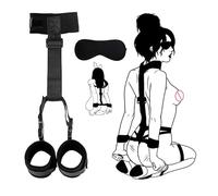 Kit de sujeción de cama para parejas debajo de la cama King Amarres sexuales para adultos Parejas Puños de las piernas de las manos Restricciones de las muñecas del tobillo Correas del marco