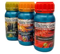 Kit de Super Fertilizantes para Plantas - Abonos Orgánicos - Crecimiento, Floración, Engorde, Protección y Nutrición - Grandes Cosechas (KURAZAO, 3 X 250 mm)