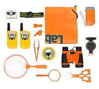 Kit de Supervivencia Amplio Levenhuk LabZZ SK40 para Niños, con 20 Accesorios para Desarrollar Las Habilidades de Observación, Exploración y Orientación