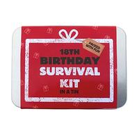 Kit de supervivencia de cumpleaños - Divertido juego de regalo de bolsillo compacto para 16, 18, 30, 40, 50, 60, 70, 80, regalo para hombres, mujeres, amigos, familiares y colegas (lata de