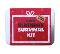 Kit de supervivencia de cumpleaños - Divertido juego de regalo de bolsillo compacto para 16, 18, 30, 40, 50, 60, 70, 80, regalo para hombres, mujeres, amigos, familiares y colegas (lata de