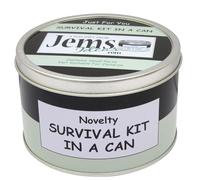 Kit de Supervivencia en una Lata, Regalo Divertido y novedoso para Amigos, Jefes o compañeros de Trabajo, Regalo para jubilación y tarj...
