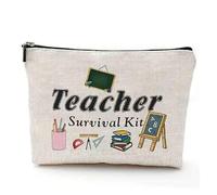 Kit de Supervivencia for Profesores, Regalo de Agradecimiento, Regalo de graduación for Profesores, Neceser Impermeable, neceseres for el Instituto.(Color 03)
