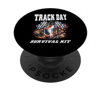 Kit DE Supervivencia Track Day Motorsport, piloto de Carreras Aficionado PopSockets PopGrip Adhesivo