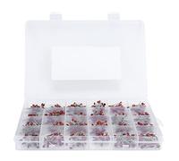 Kit de surtido de condensadores cerámicos de 960 piezas, conjunto de componentes electrónicos en línea para bricolaje con 24 valores desde 2 pF hasta 0,1 µF, 40 piezas de cada