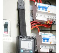 Kit de suspensión multímetro con soporte magnético fuerte, cabestrillo de fibra de polipropileno para medidores HIOKI y TESTO, color negro