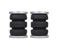 Kit de suspensión neumática universal 3S2300F de 2 piezas, bolsa for amortiguador neumático con brida de aluminio